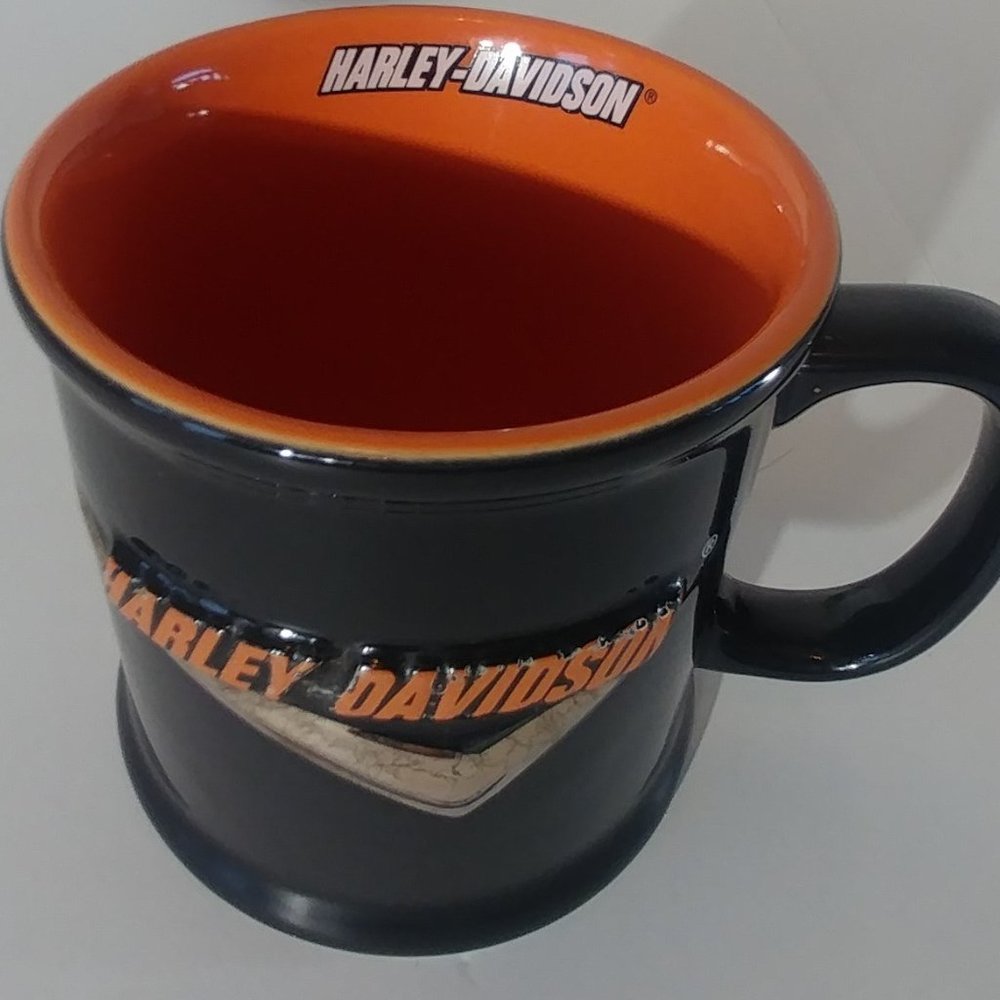 Harley-Davidson embossed logo mug/cup